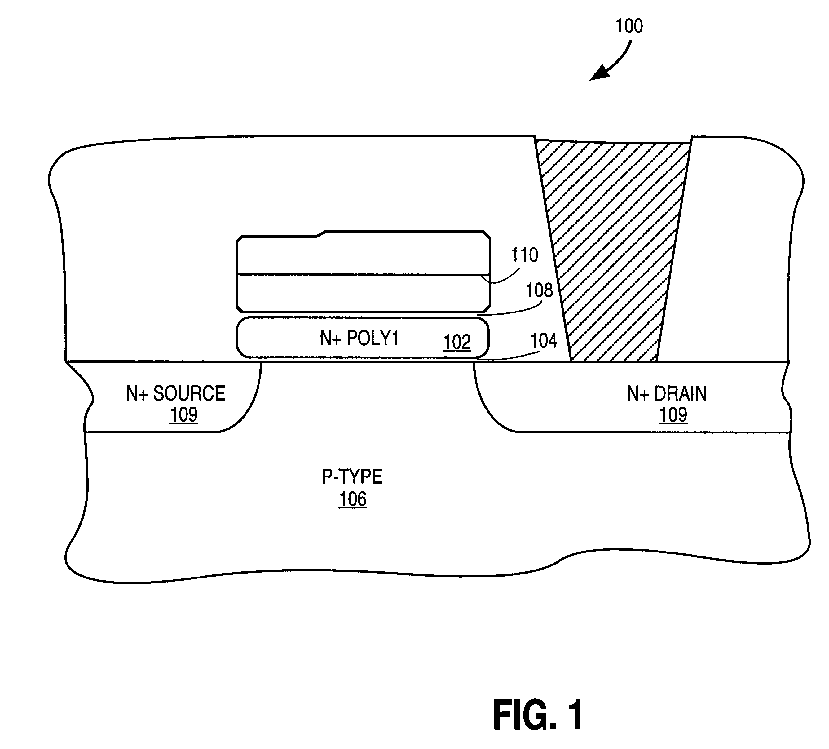 Integrated memory cell and method of fabrication