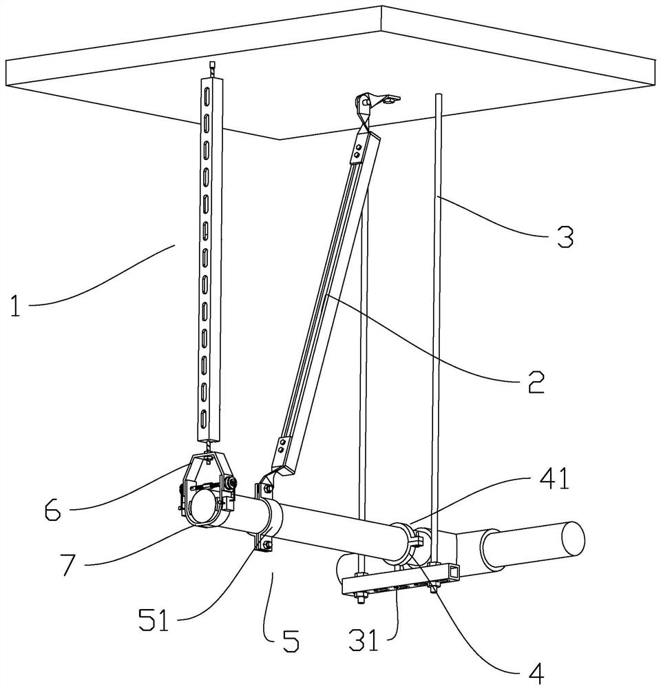 Anti-seismic support and hanger and mounting method thereof