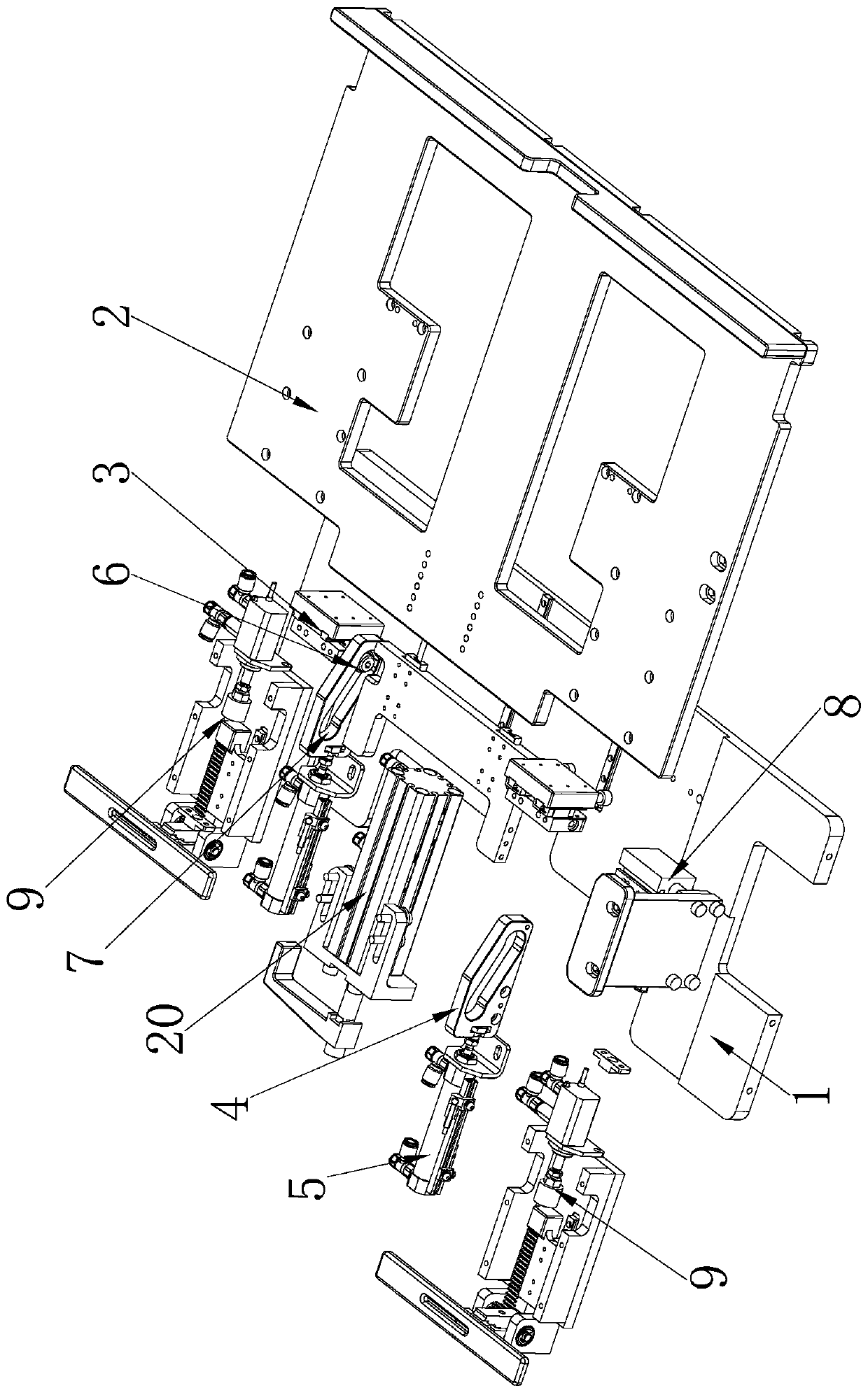 Correcting receiving mechanism and ultra-thin multi-compatibility receiving feeder