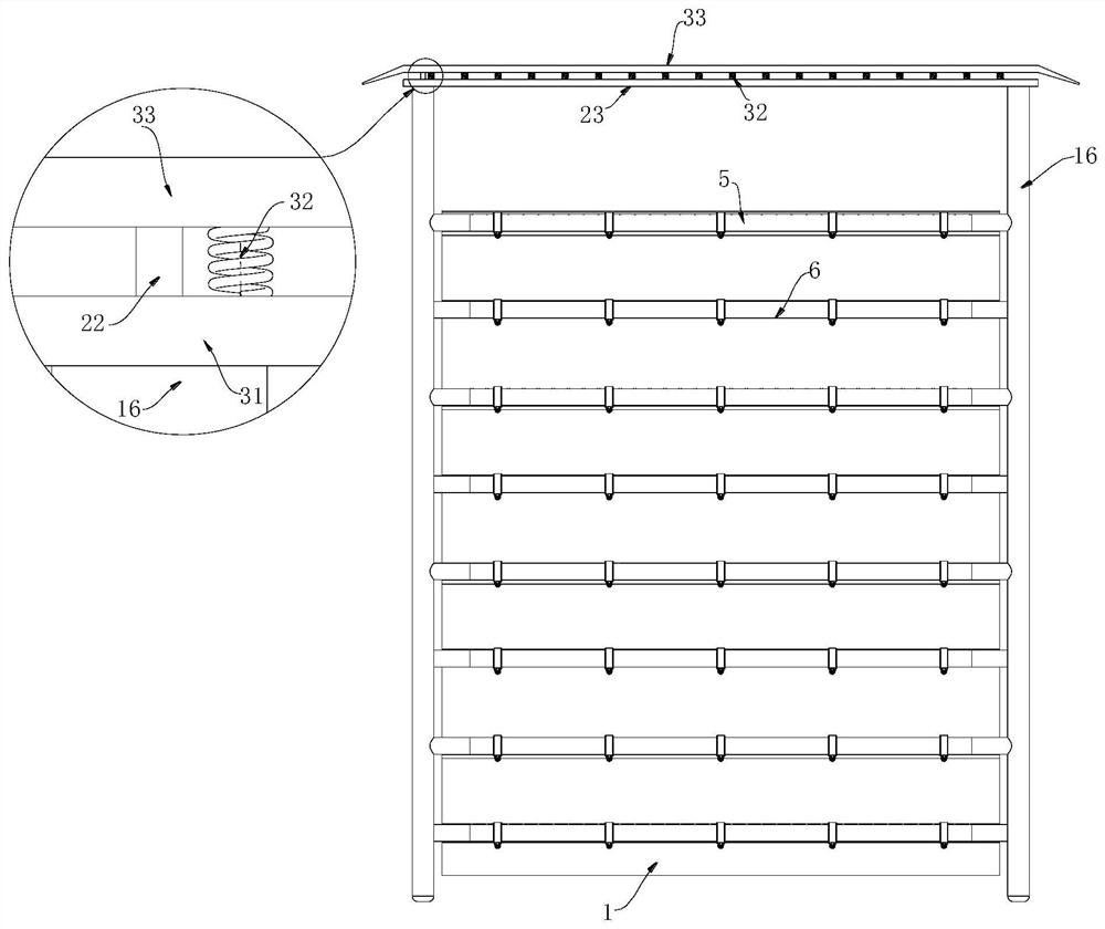 A waterproof structure for water conservancy construction