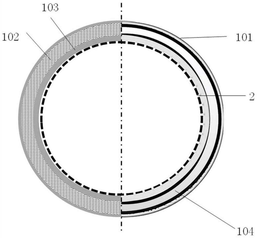 Heat preservation and exhaust corrugated pipe structure