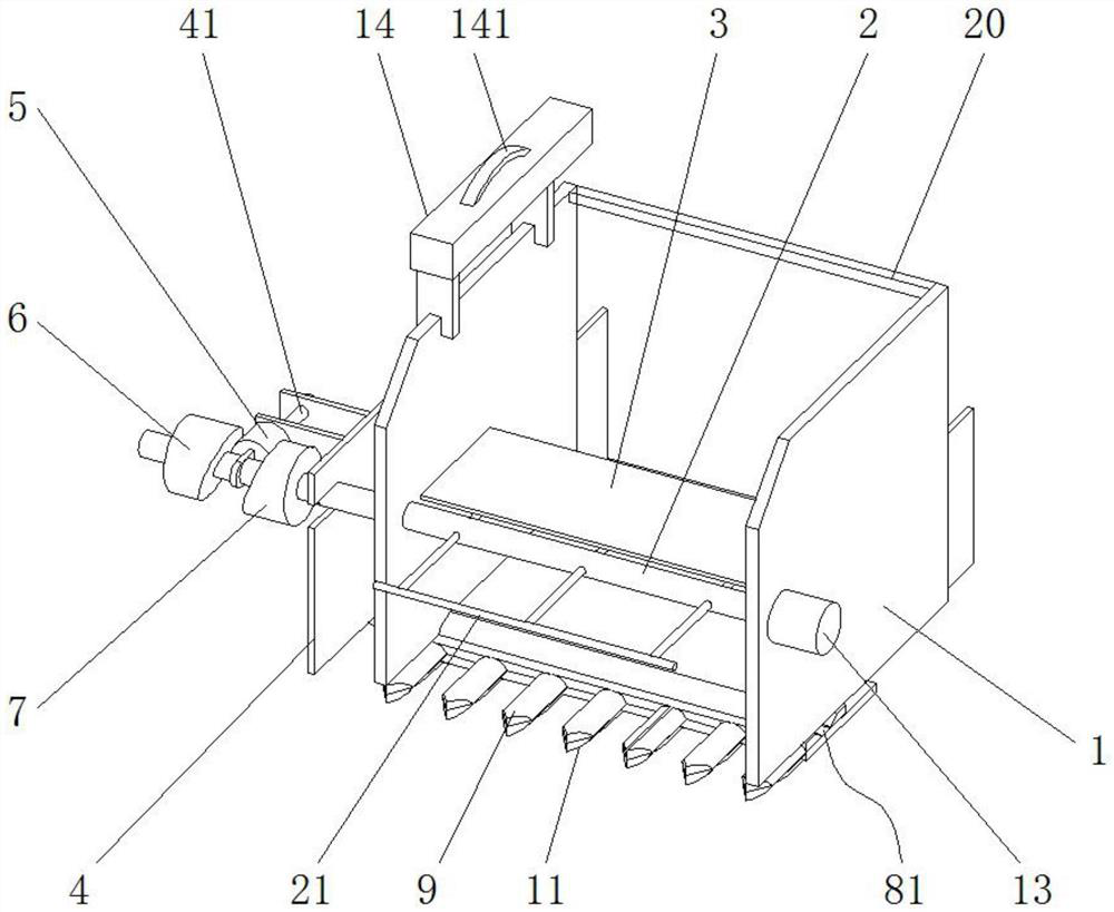 Tea picking device for shrub tea trees in mountainous region