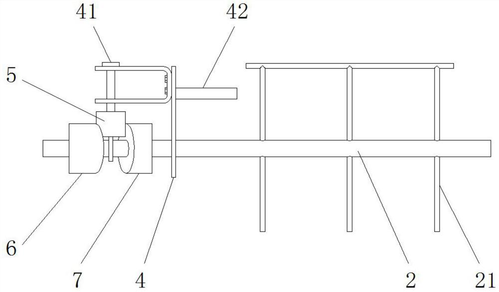 Tea picking device for shrub tea trees in mountainous region