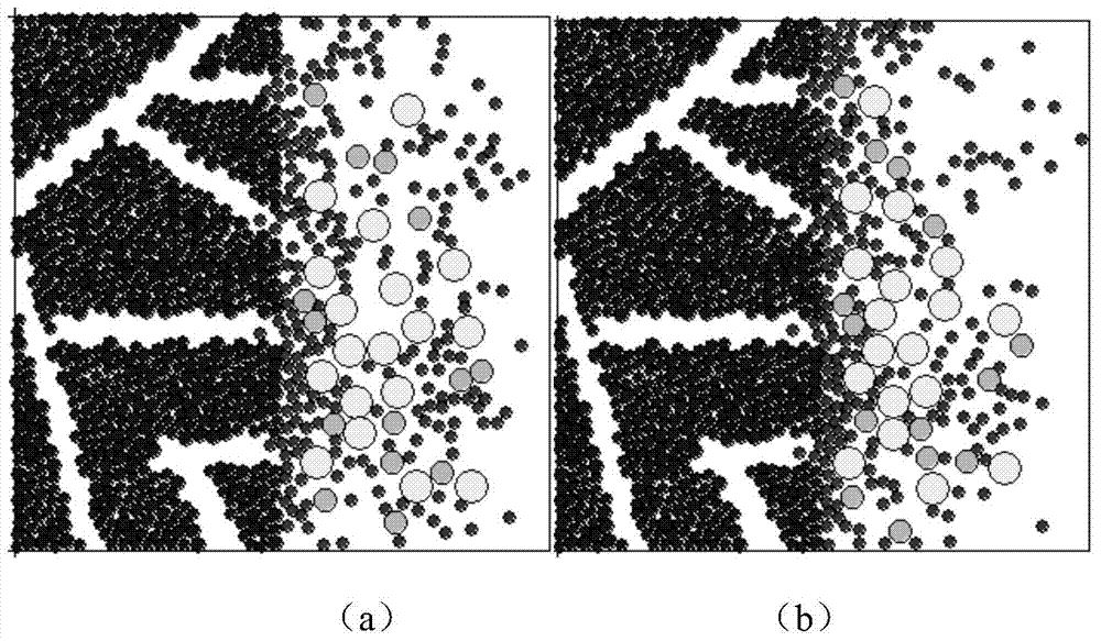 Simulation method of plugging of shale pore-throats by nanoparticles