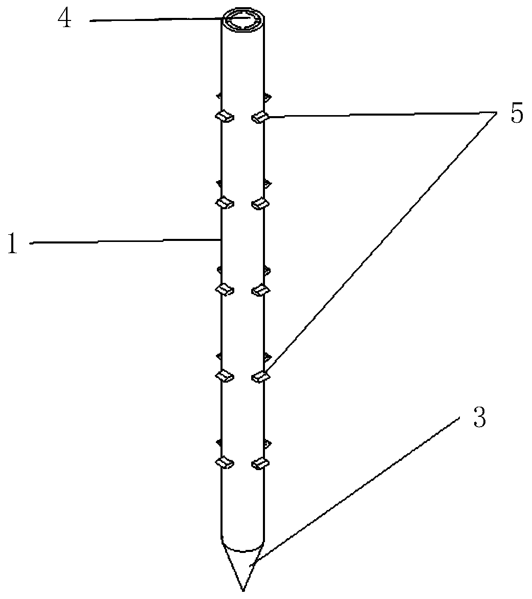 Steel pipe composite pile for collapsible loess