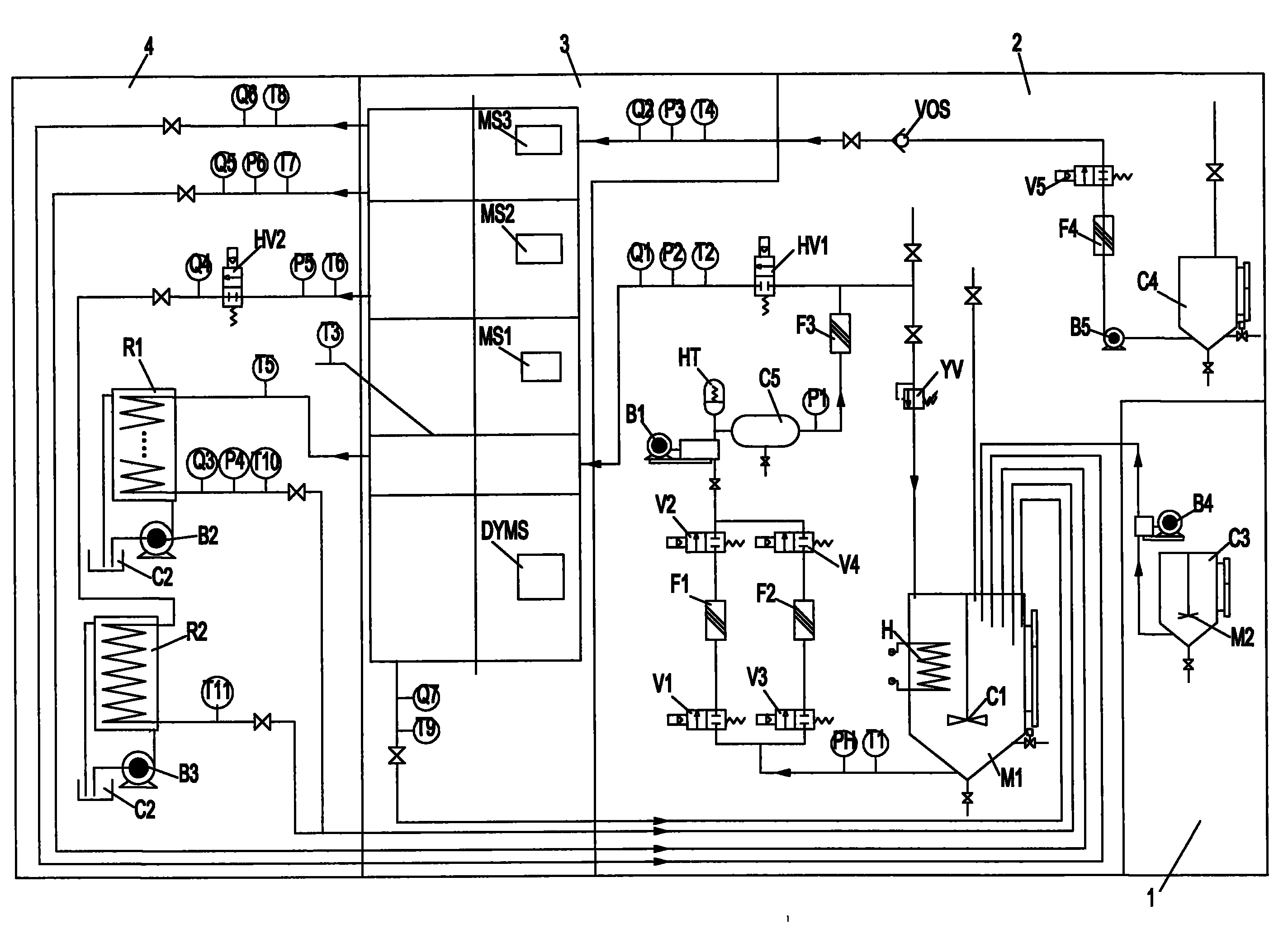 Mechanical seal test system for nuclear main pump