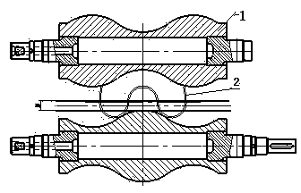 Process and device for flattening W-like arc-shaped magnesium alloy blank plate