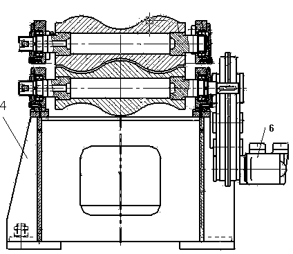 Process and device for flattening W-like arc-shaped magnesium alloy blank plate