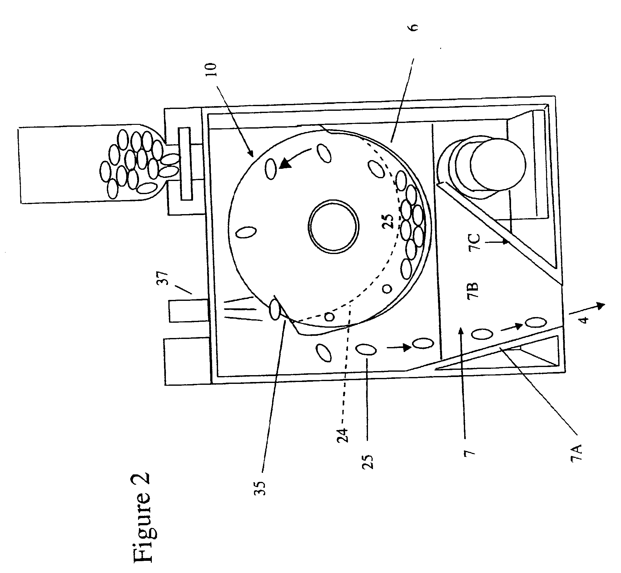 Vacuum drum pill counter