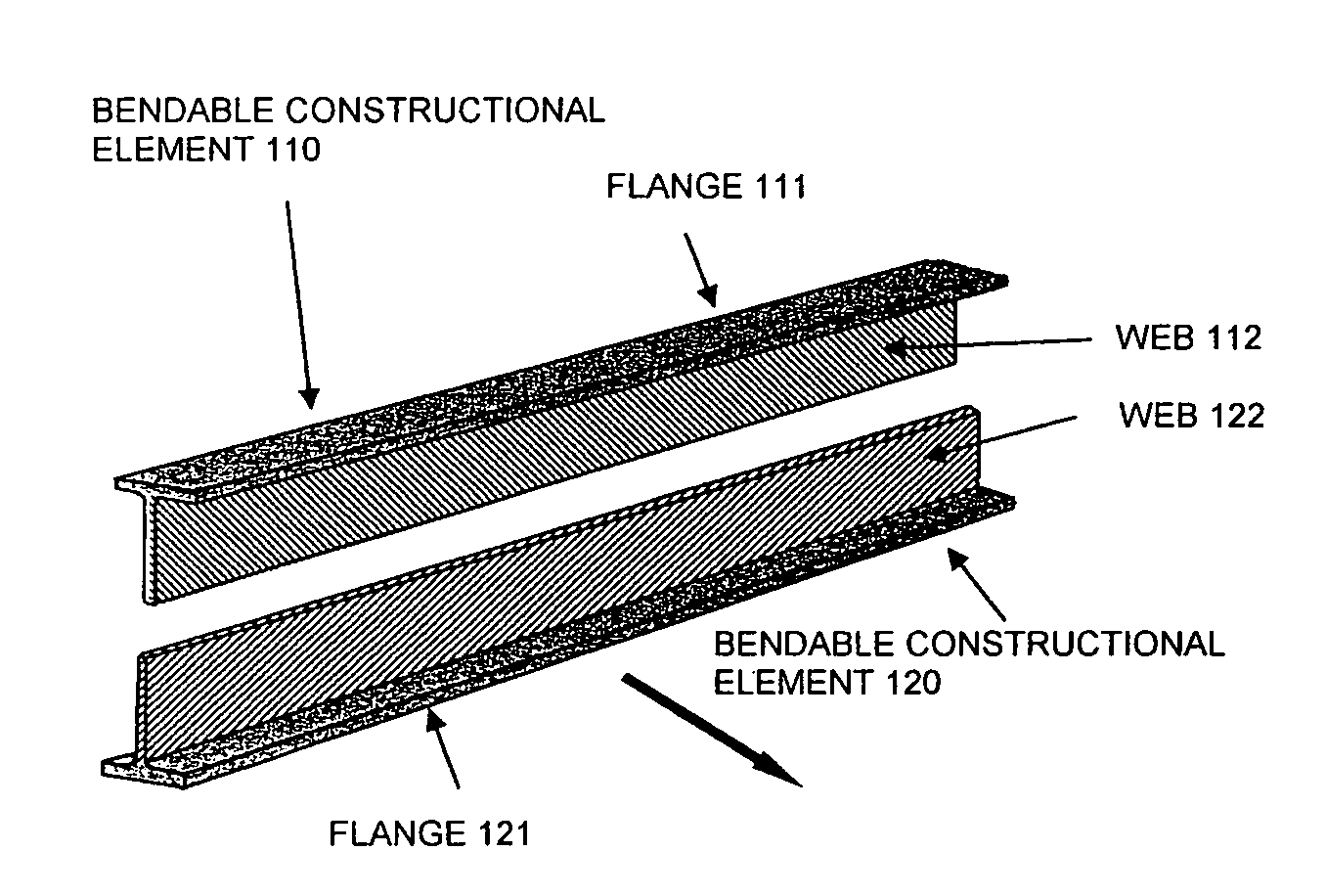 Method for continuously forming structural member