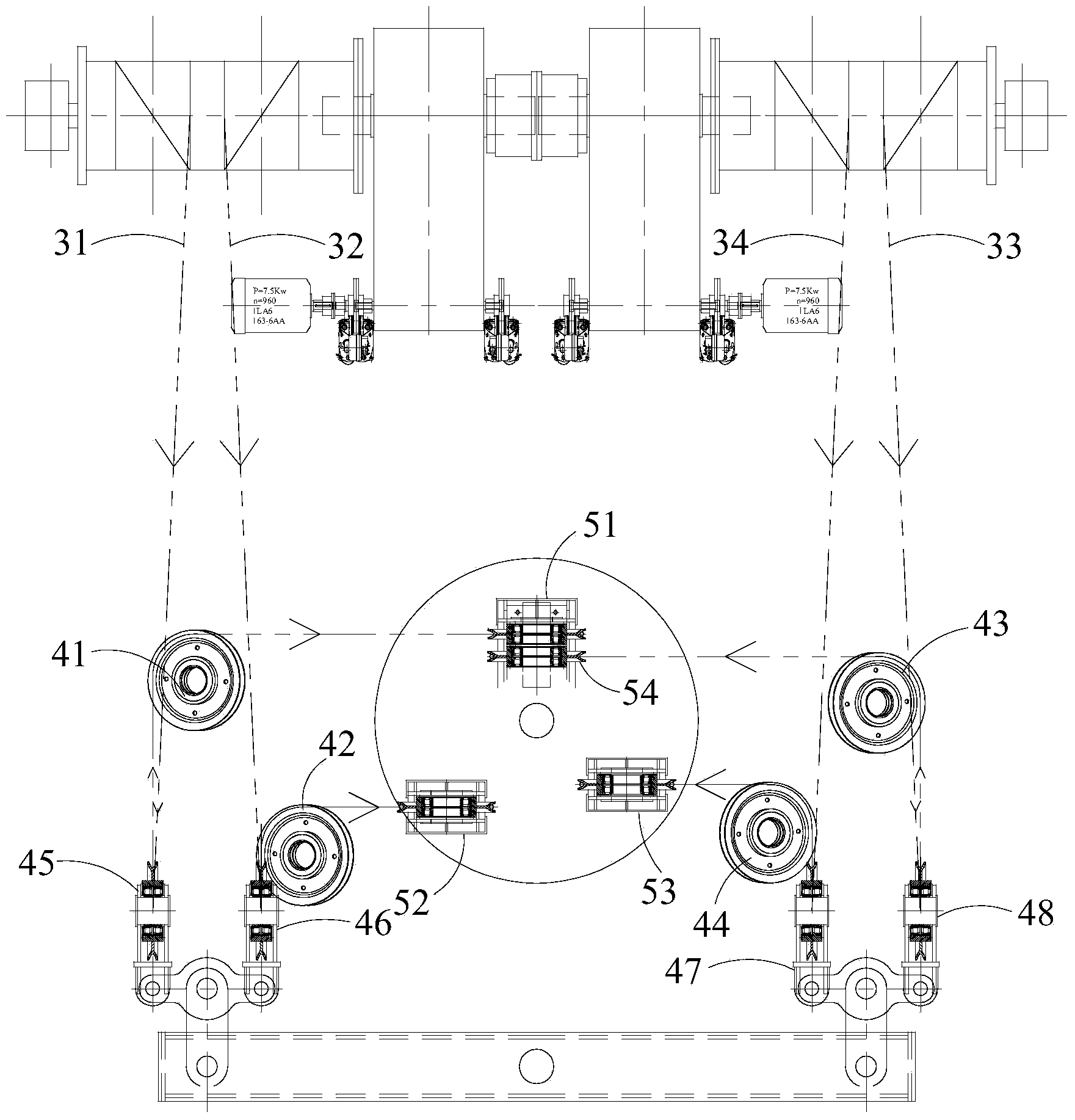 Lifting mechanism of crane