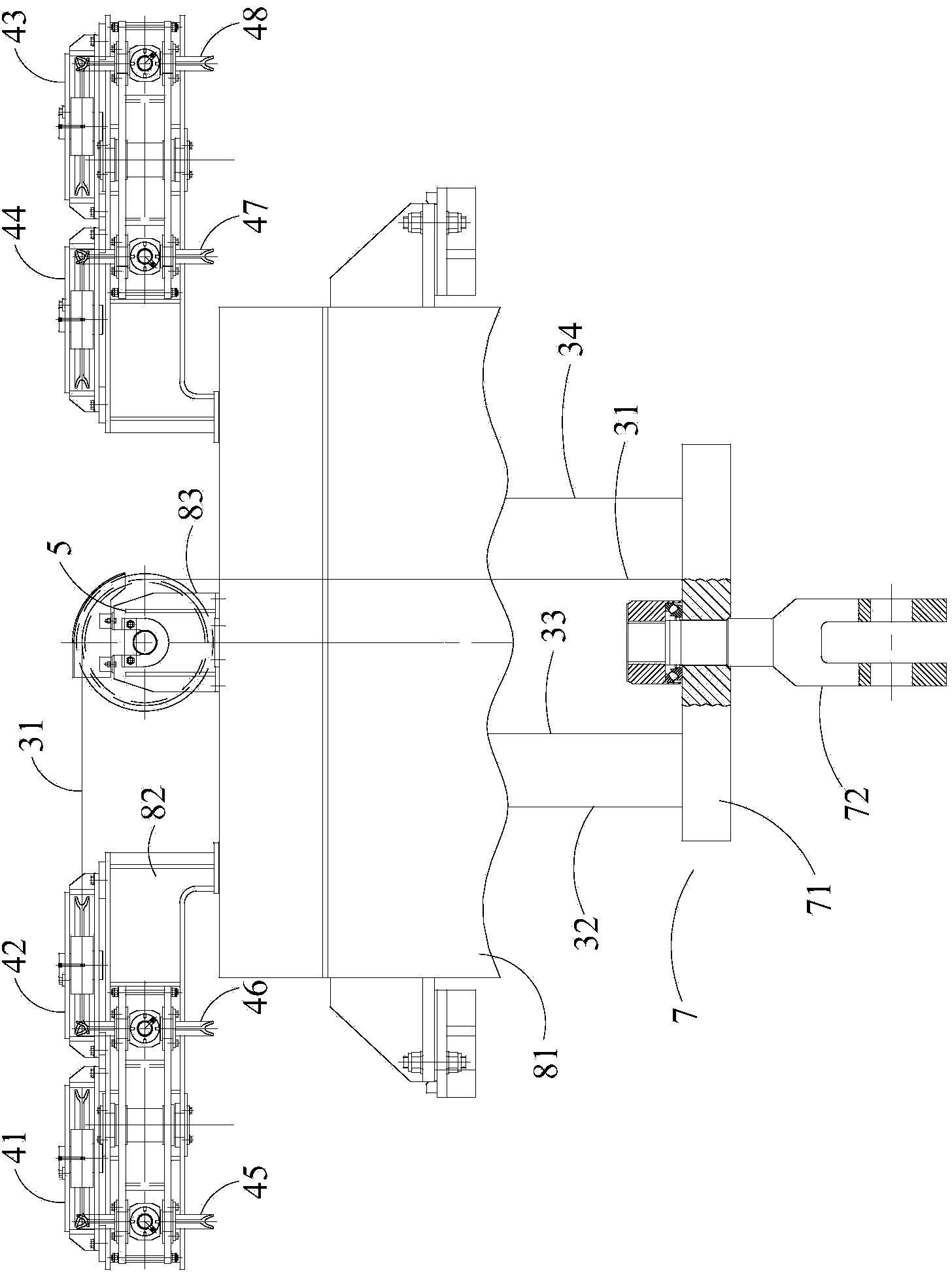 Lifting mechanism of crane