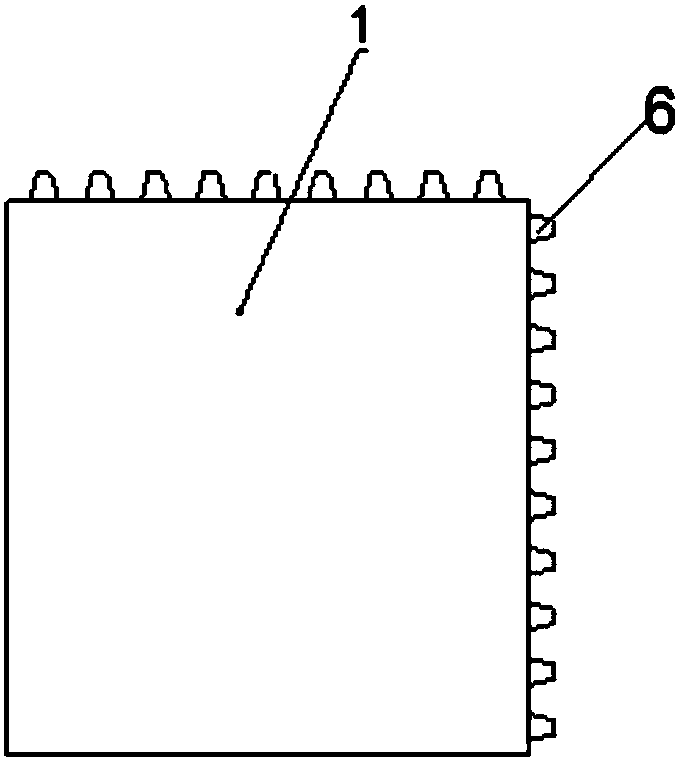 Treatment method and treatment jig for interlaminar non-smooth surface of semi-rigid base road