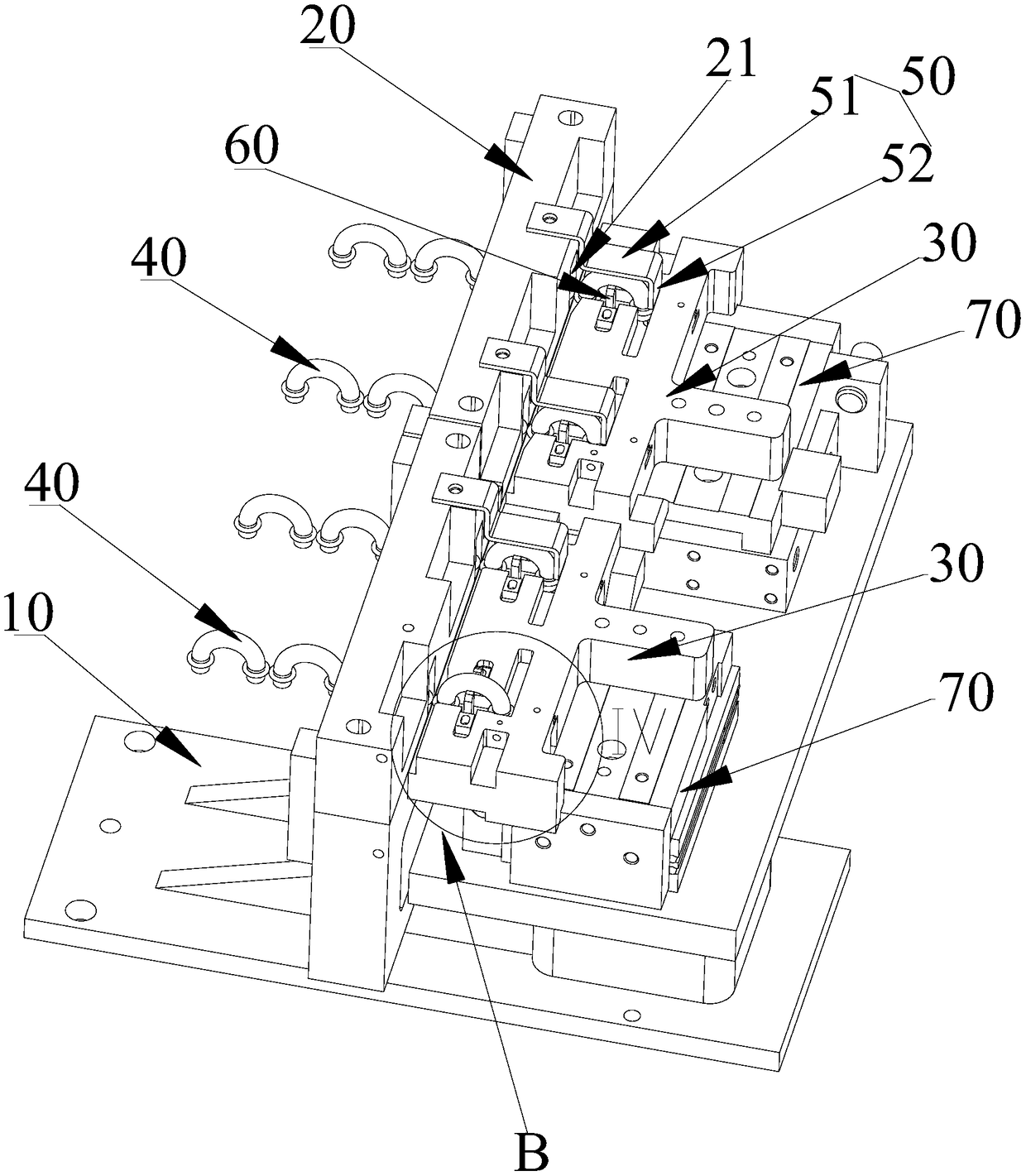 Automatic separator of elbows