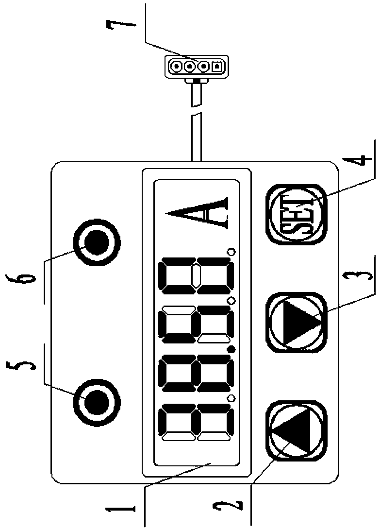 Bus rated current automatic setting device for electric vehicle controller