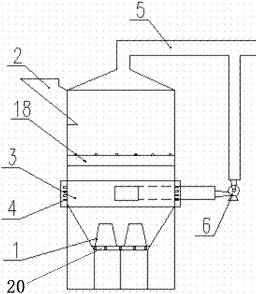 Small domestic garbage pyrolysis gasifying furnace and purifying system