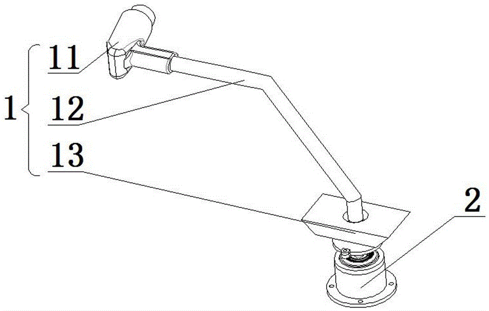 Inserted cable docking charging device for electric automobile in intelligent garage