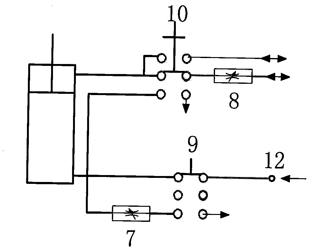 Self-controlled pneumatic lift truck