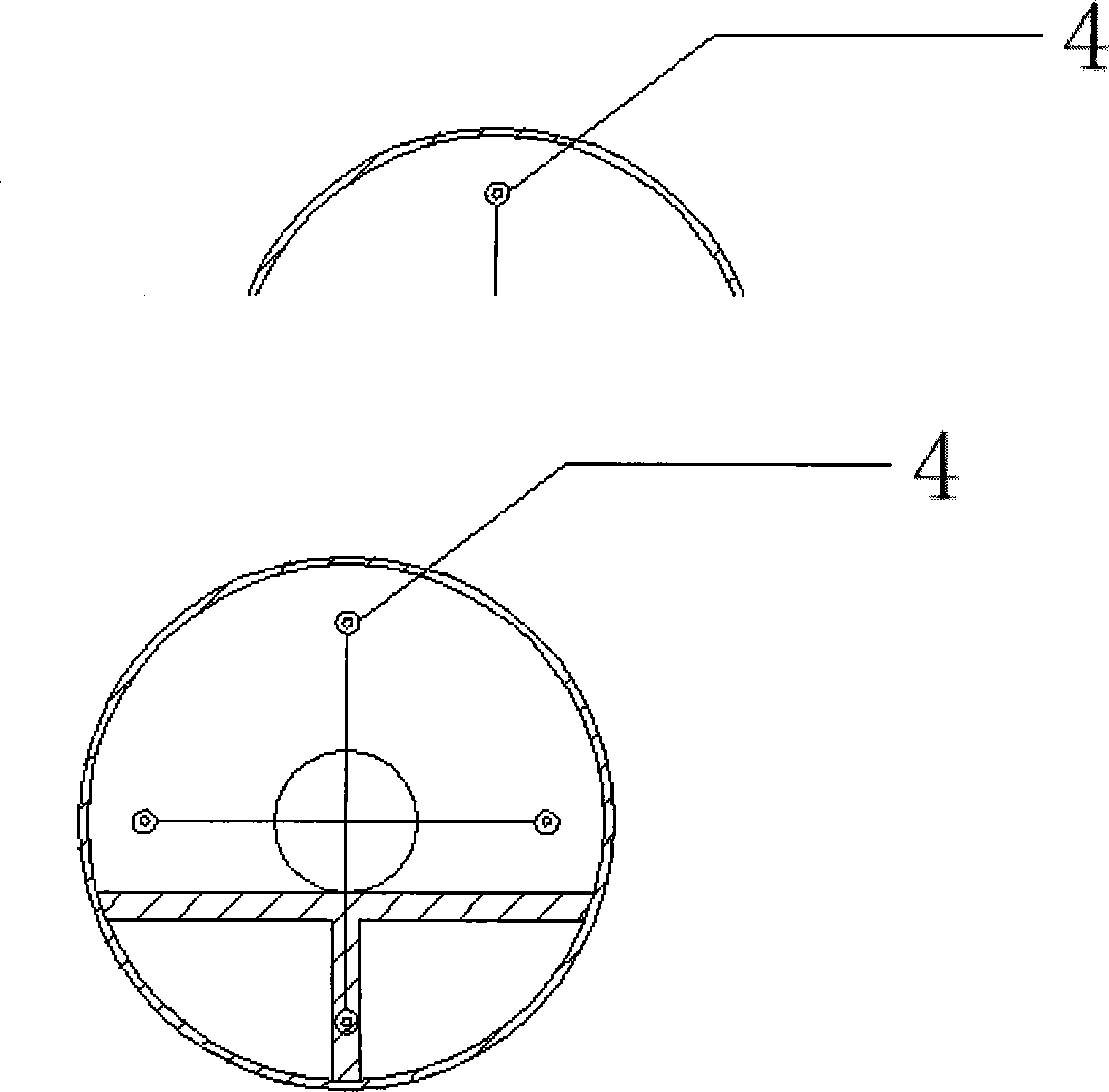 Solar outdoor environment temperature-lowering device