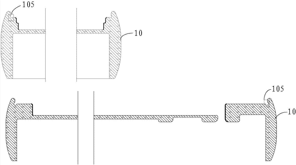 Mesochite, display module, display device and assembling method of display module