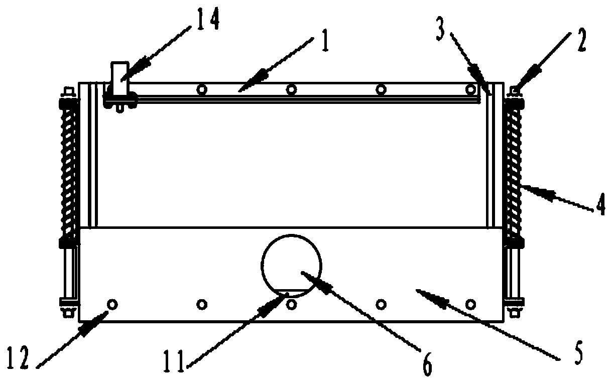 Positive and negative X-side detection device and method based on utilization of piezoelectric detection method