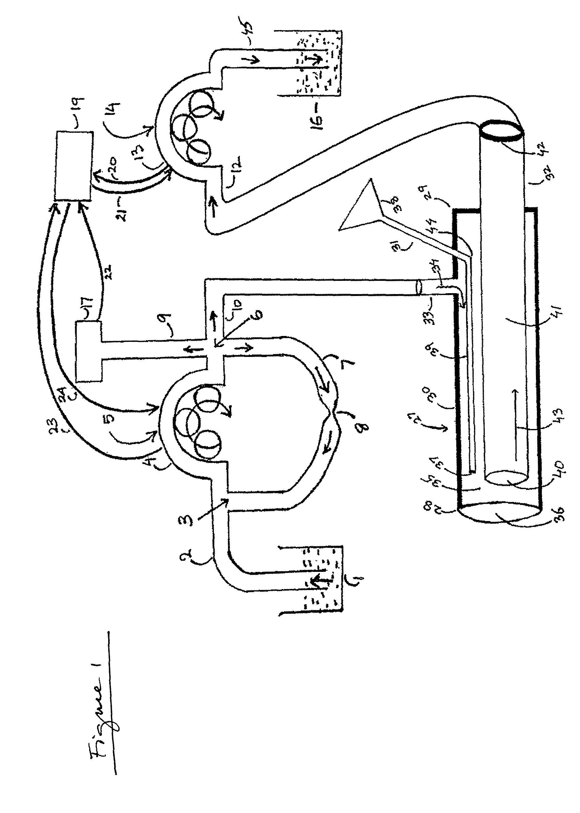 System for evacuating detached tissue in continuous flow irrigation endoscopic procedures