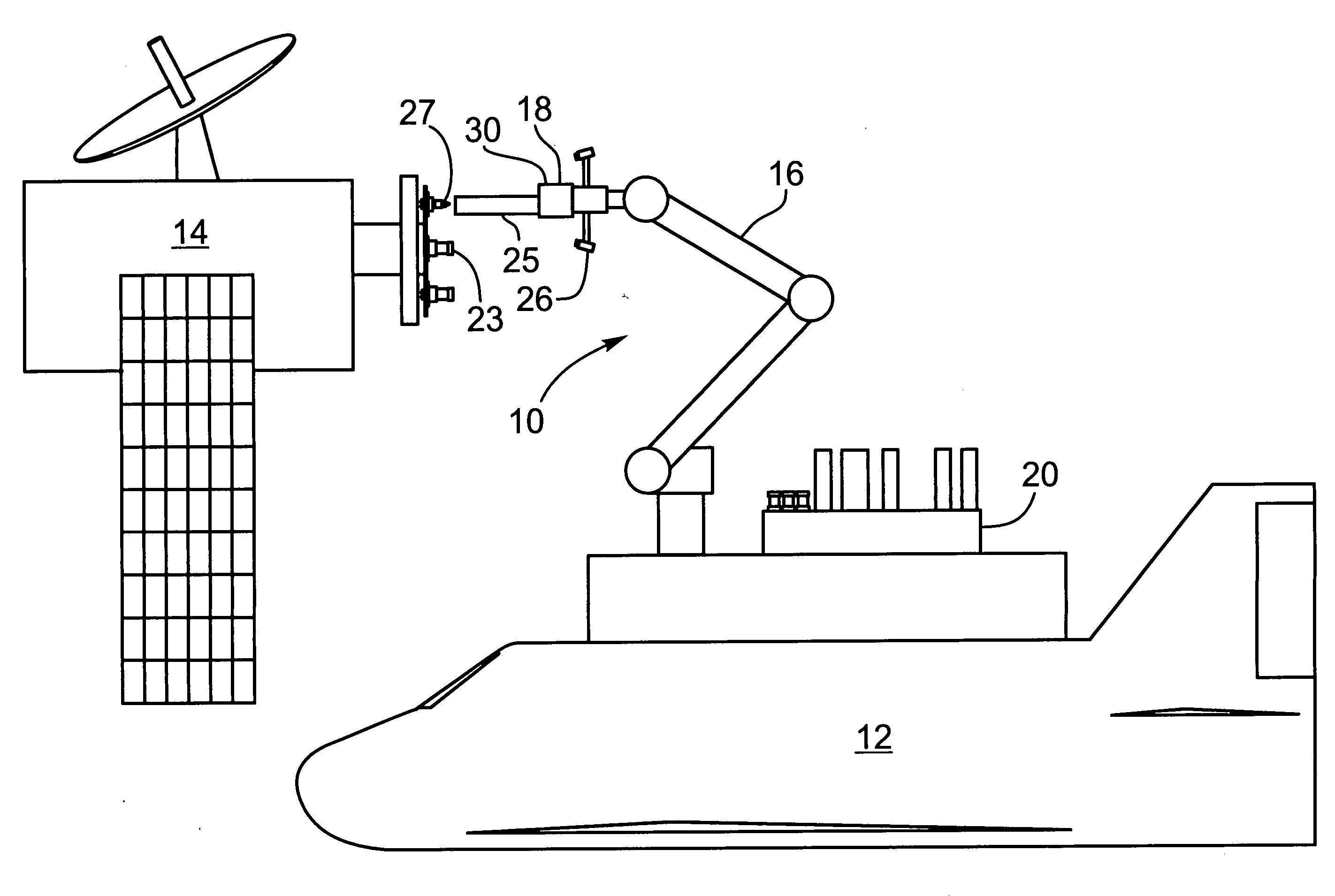 Satellite refuelling system and method