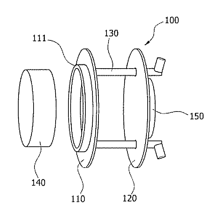 Transtympanic vibration device for implantable hearing aid and apparatus for installing the same