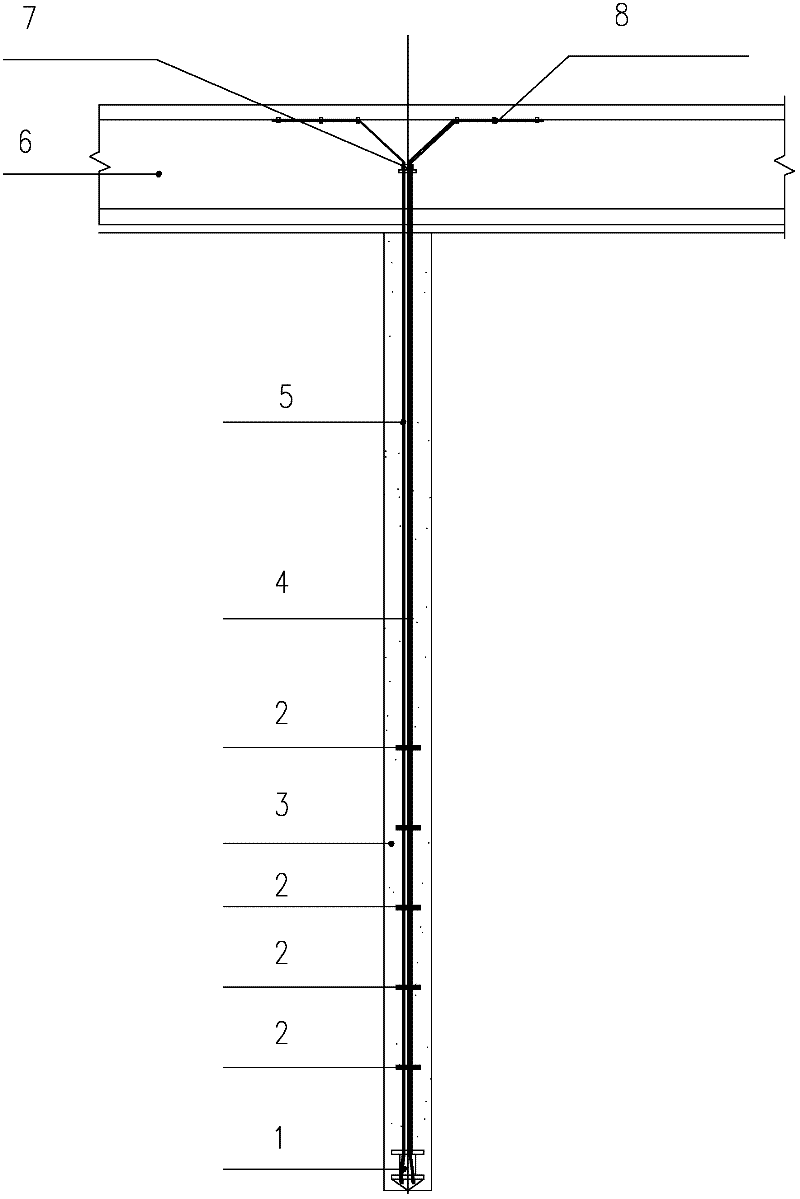 Novel energy-saving anti-floating pile