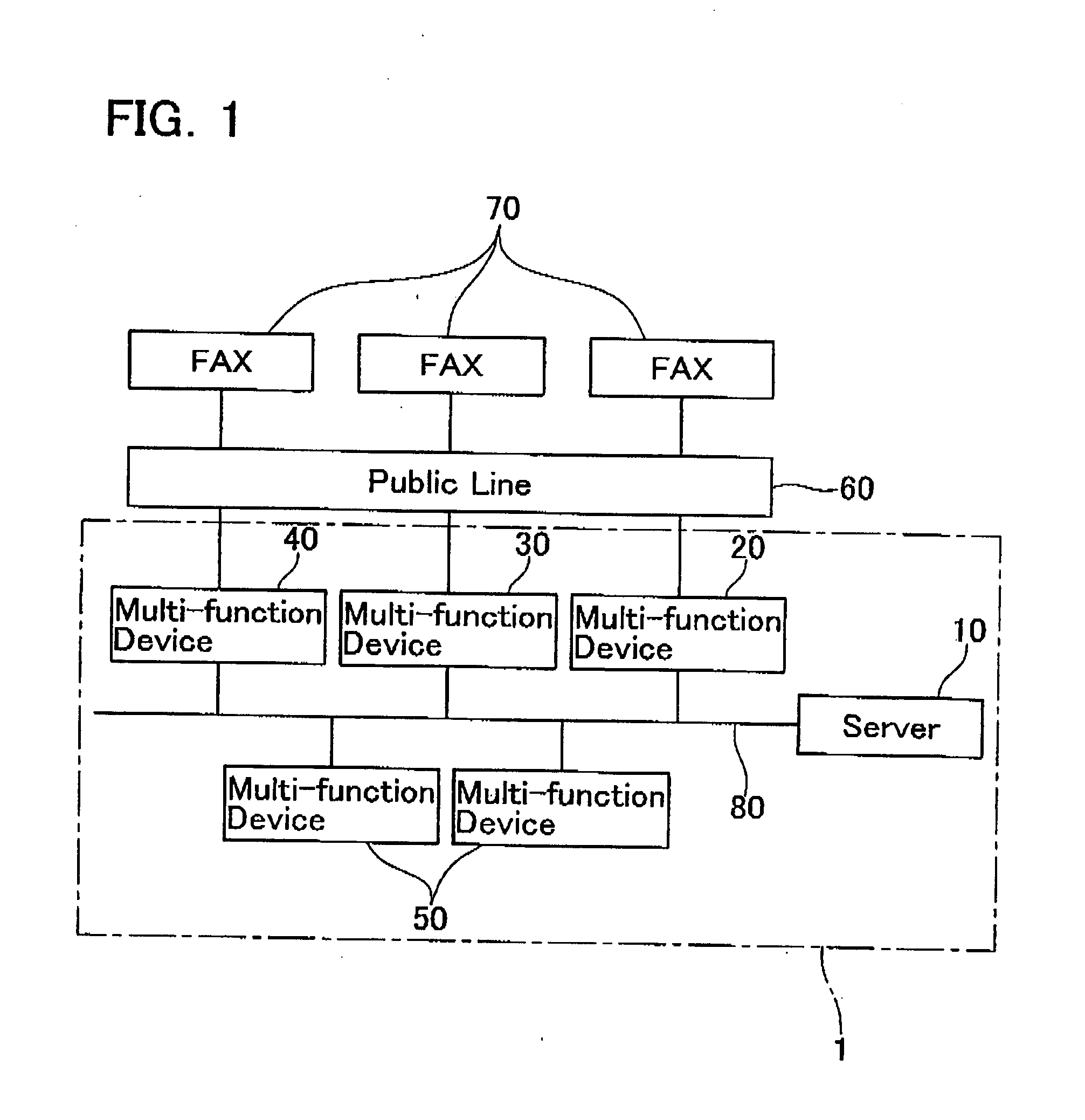 Facsimile sending system and facsimile device