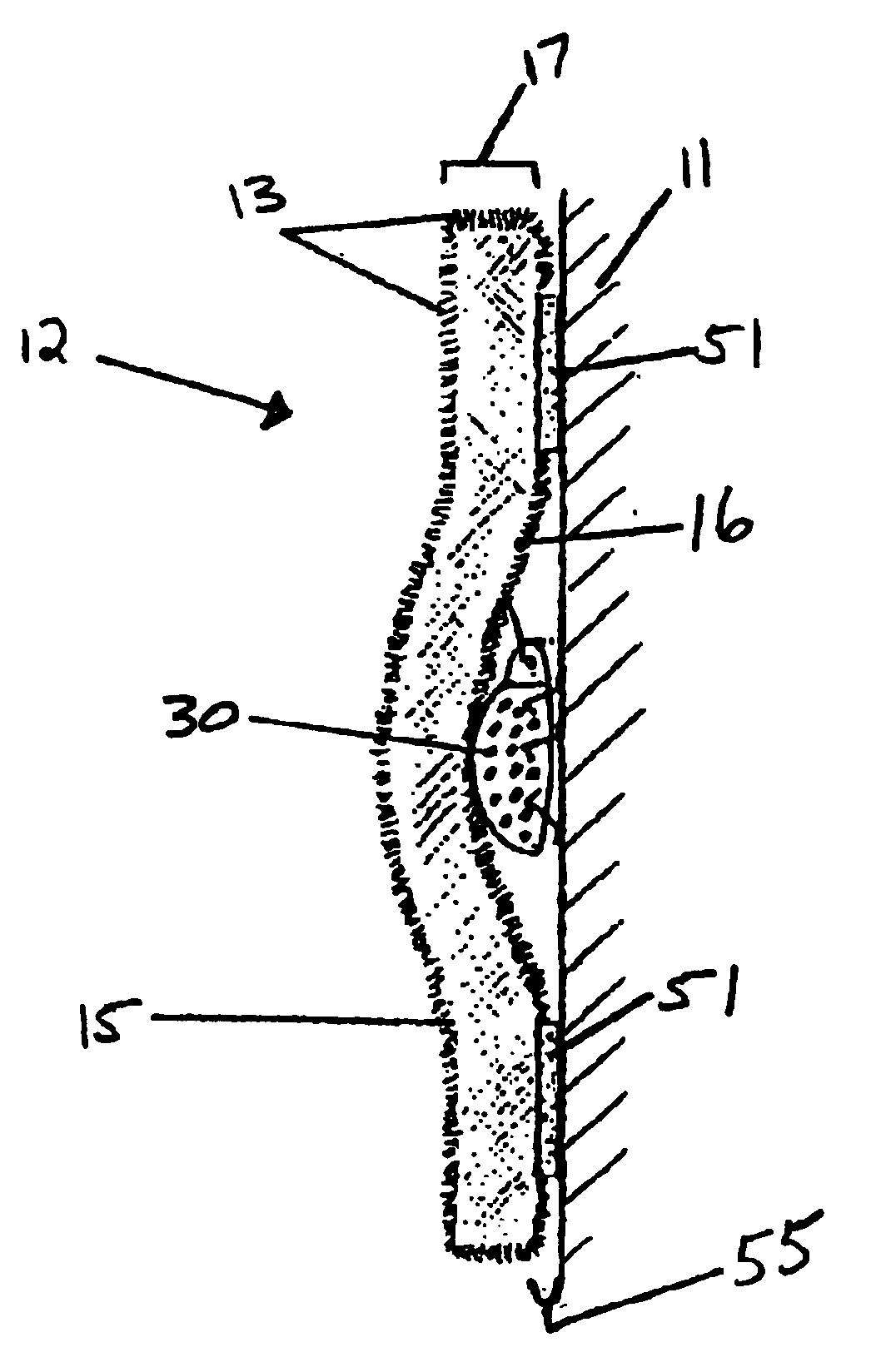 Article for preventing pests from entering a building structure