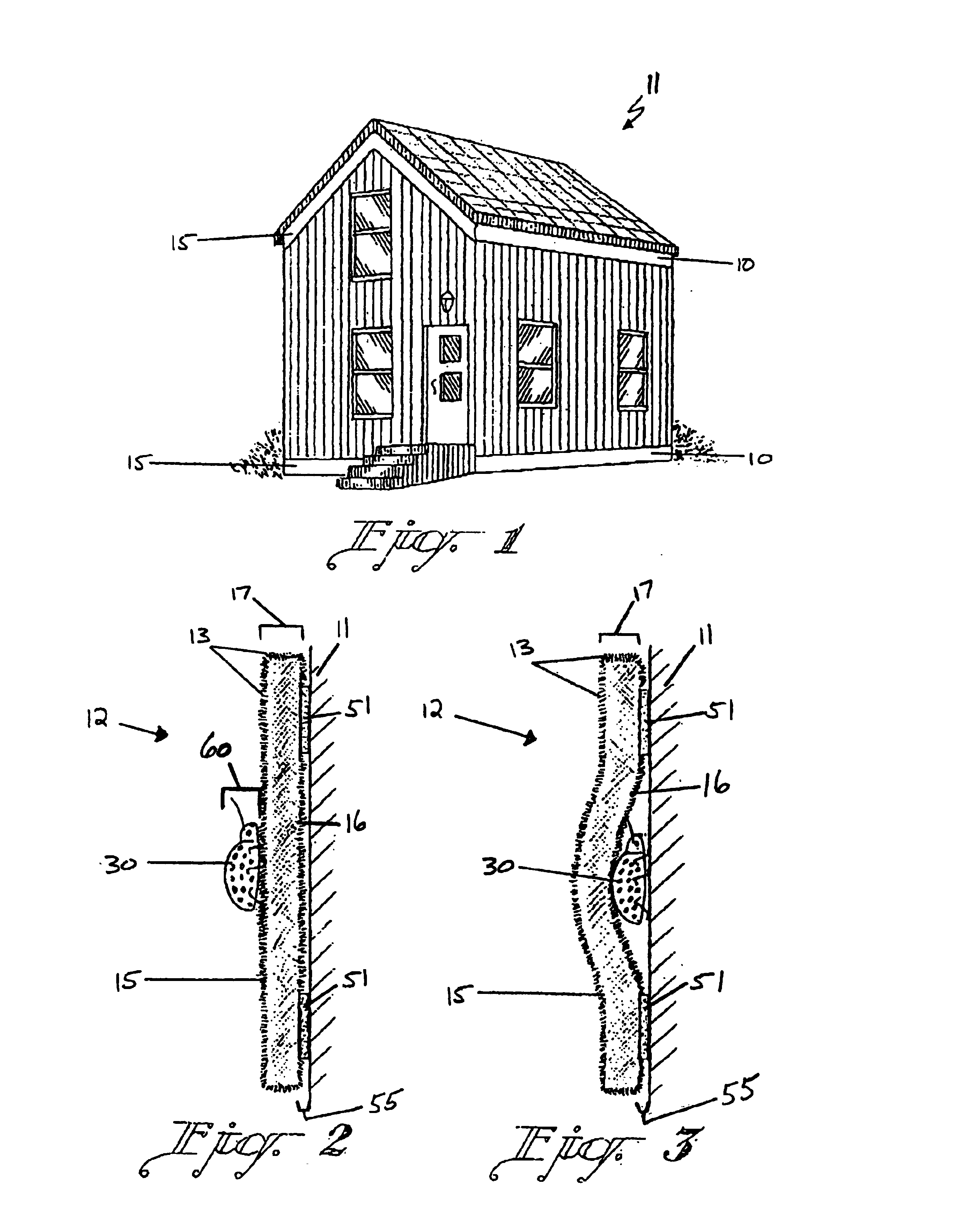 Article for preventing pests from entering a building structure