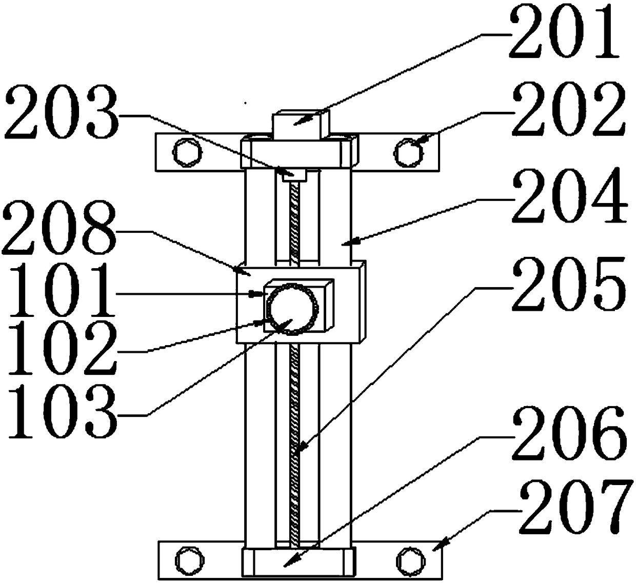 Tool abrasion visual examination device and method for numerical control turning machining