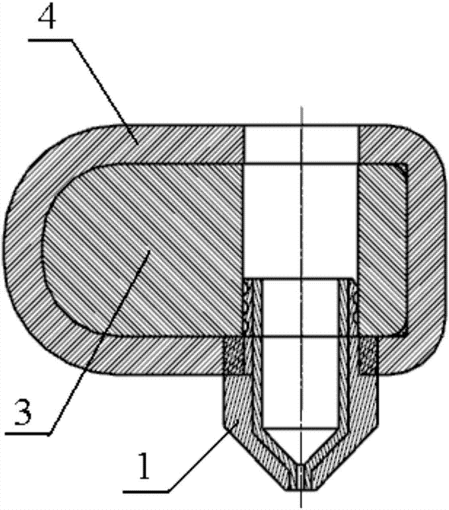 Novel 3D printing heat-preservation nozzle structure