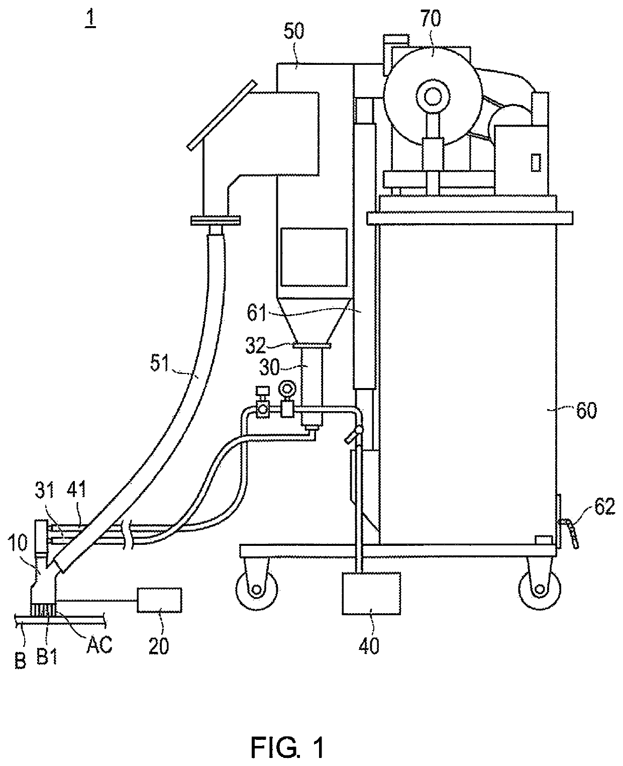 Surface treatment device and surface treatment method