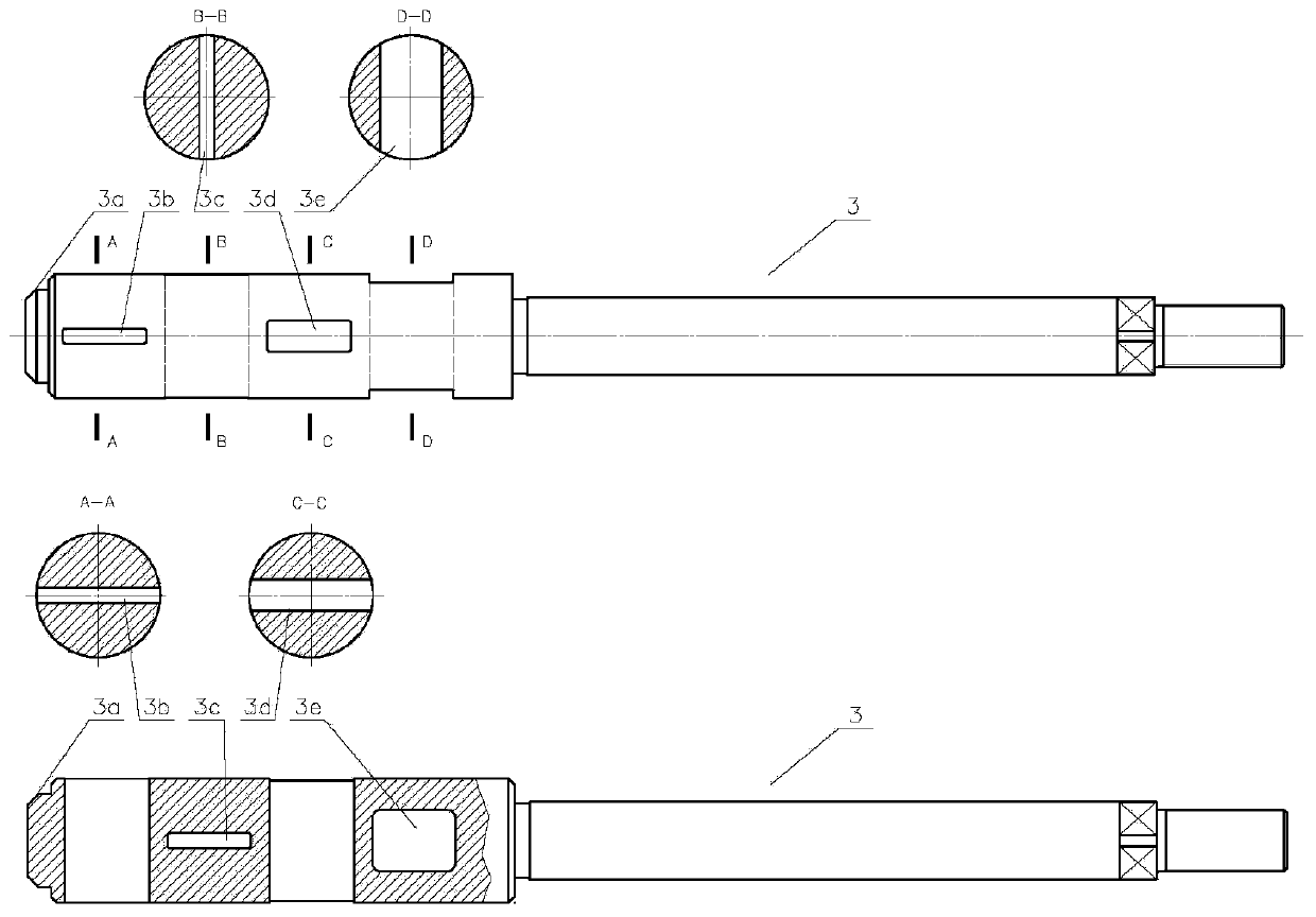 A grooved series multi-stage pressure reducing regulating valve