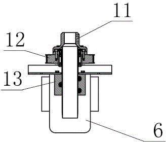 Pontoon-type powered rotary feed spreader