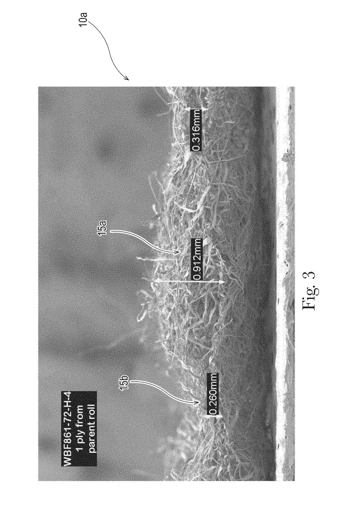 Enhanced co-formed/meltspun fibrous web structure