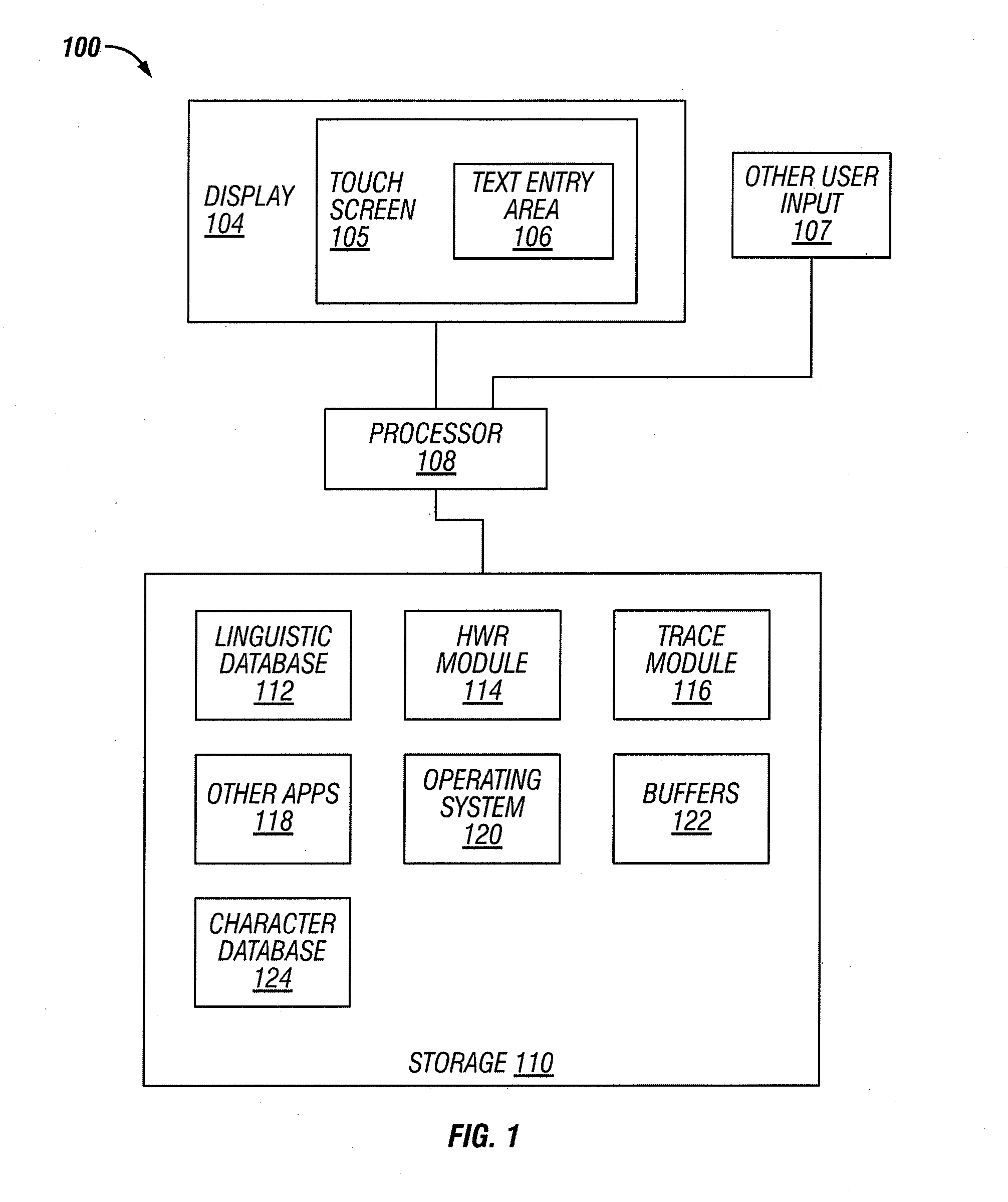 Method and apparatus for on-top writing