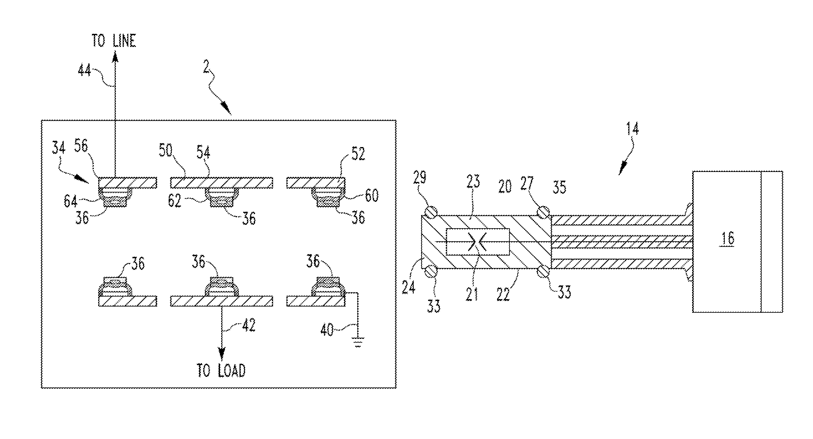 Floating contact assembly for switchgear