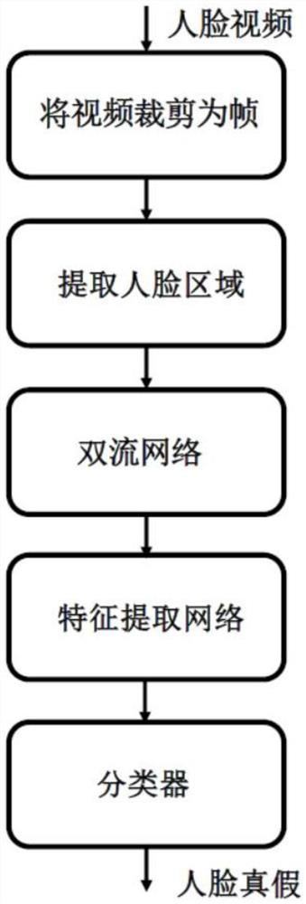 Double-flow face counterfeiting detection method based on Swin Transform