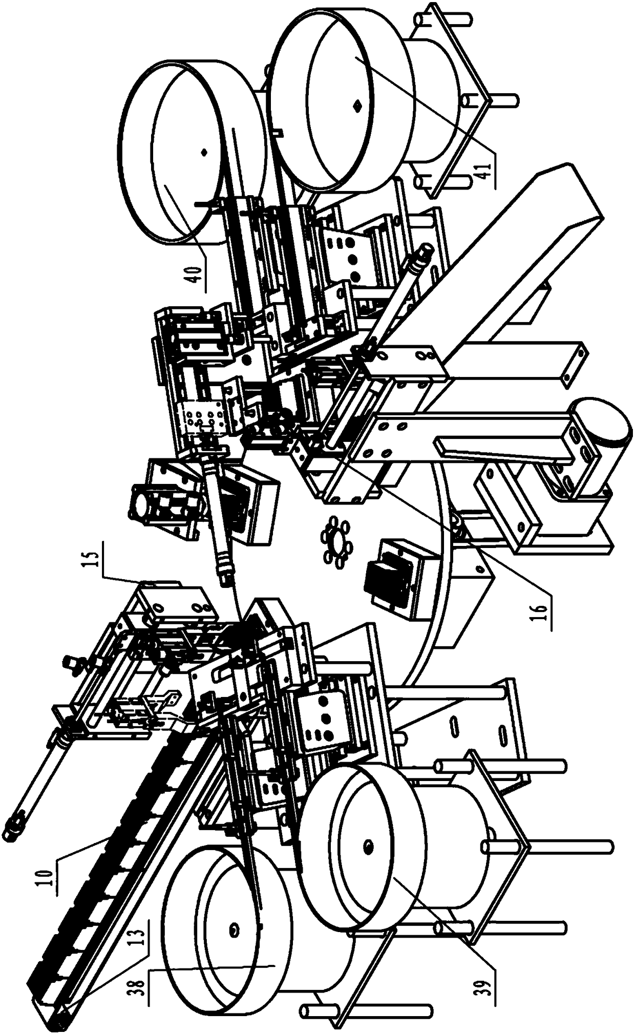 A radiator assembly device