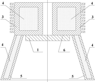 Heat dissipation method of LED (light-emitting diode) device and device