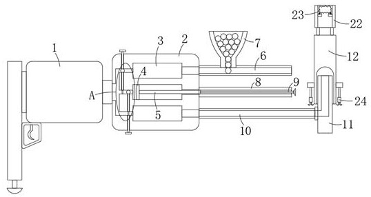 One-rocket multi-shot sky toy launching device