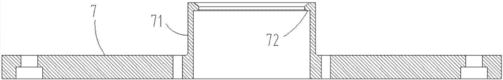 Mounting structure applying pretightening force on magnetic suspension motor protection bearing