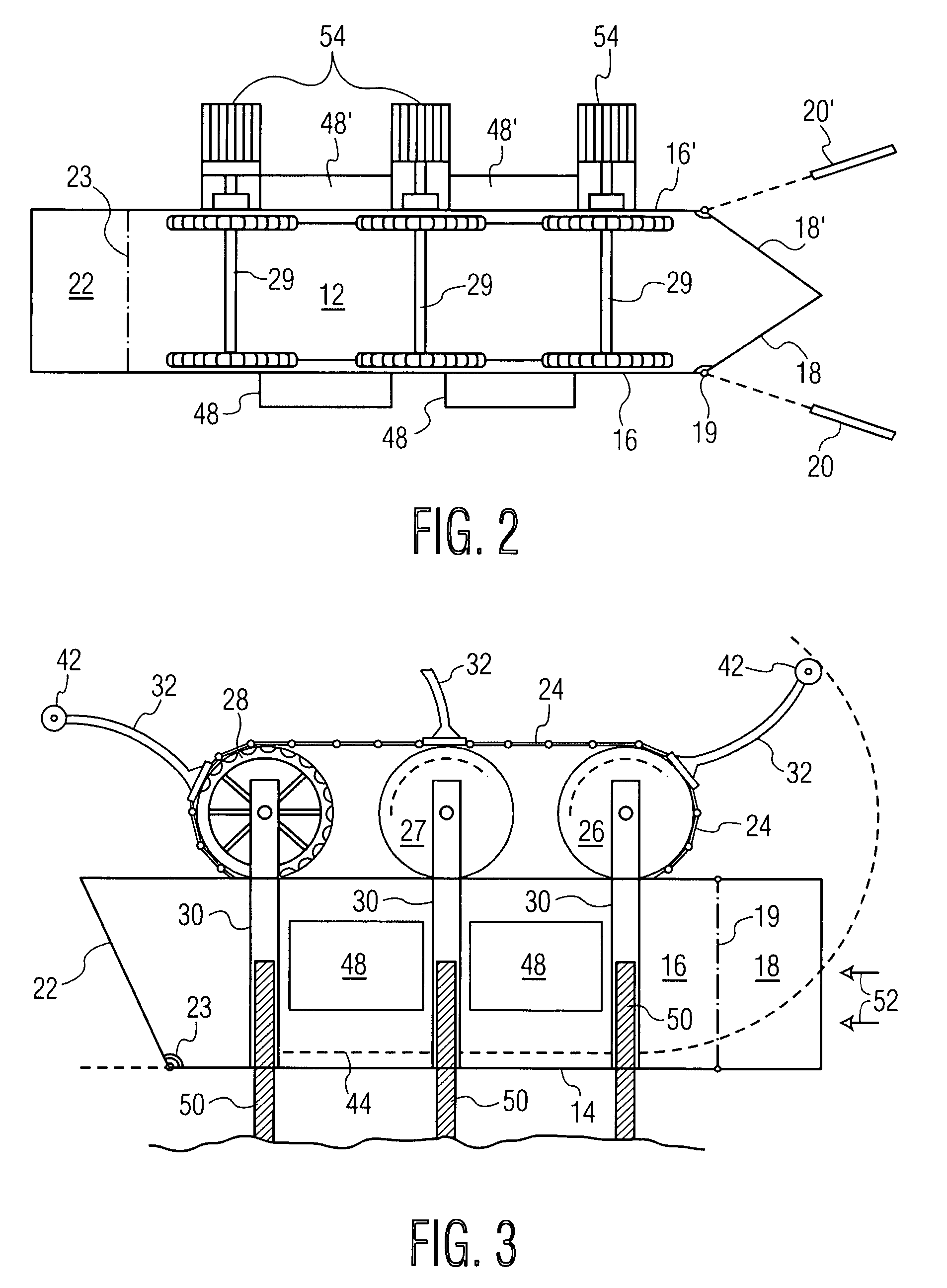 Method and apparatus for retrieving energy from a flowing stream of water