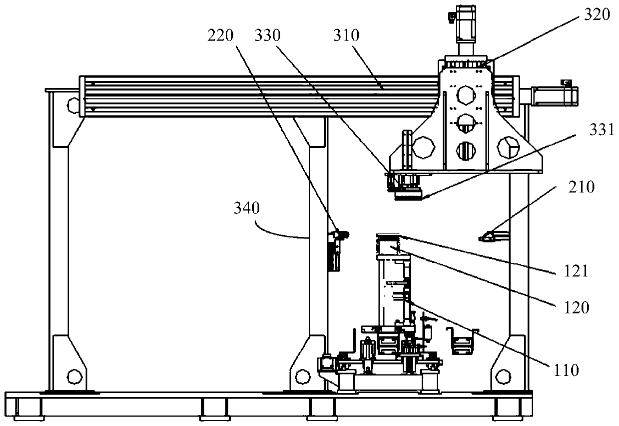 Device and method for positioning and measuring position of a piston ring groove in automatic piston assembly