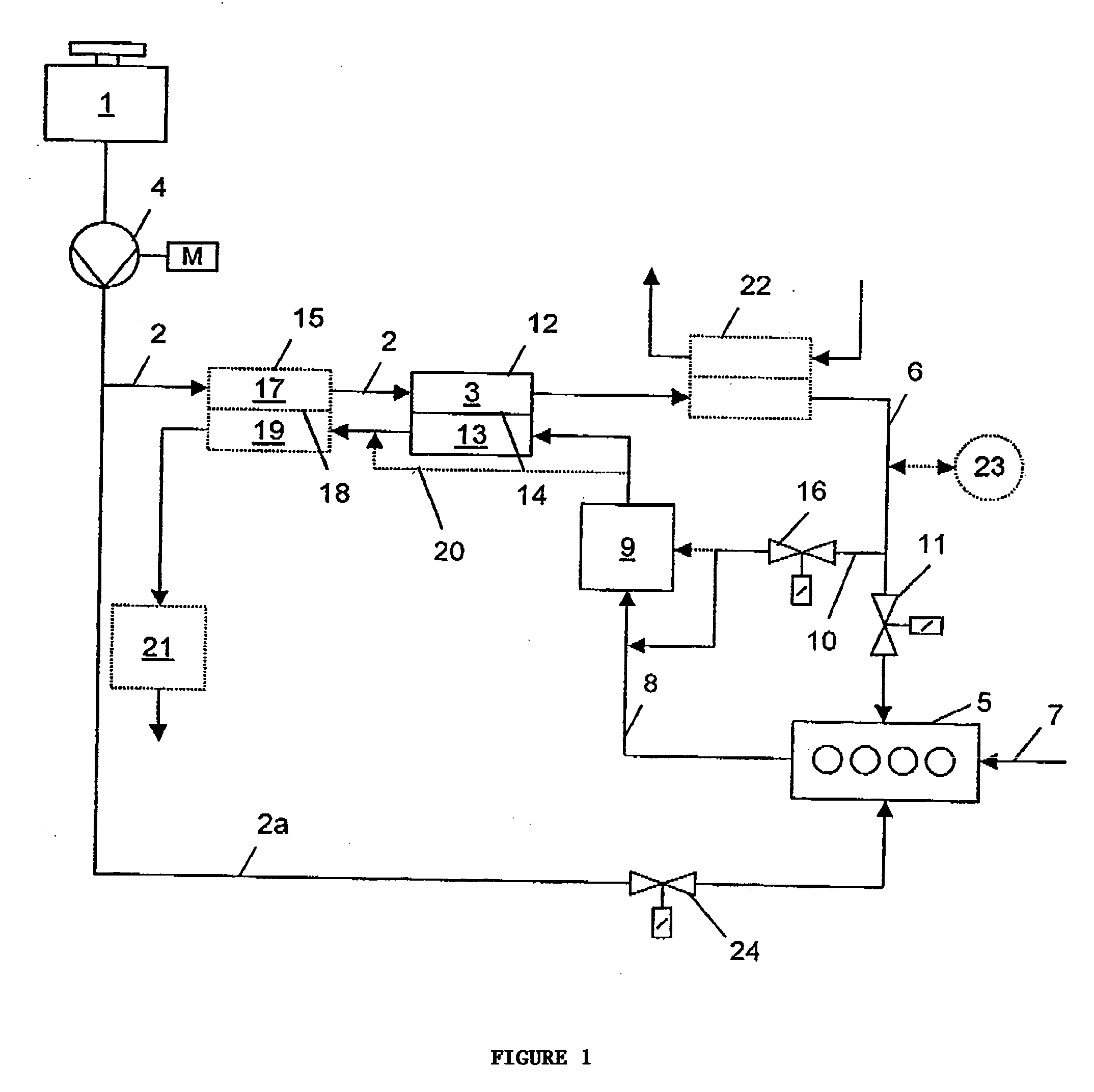 Internal combustion engine fuel supply system