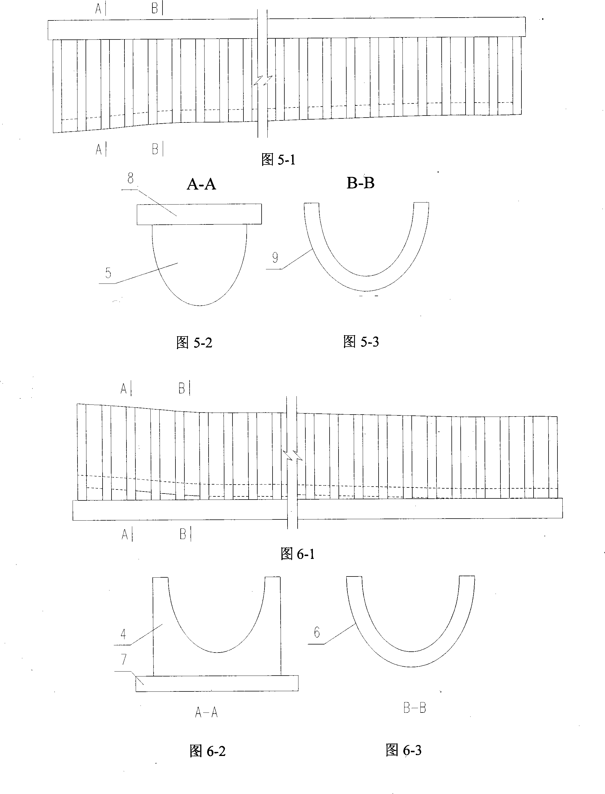 Bending-torsional non-linear variable-diameter tube pressed mould manufacture method