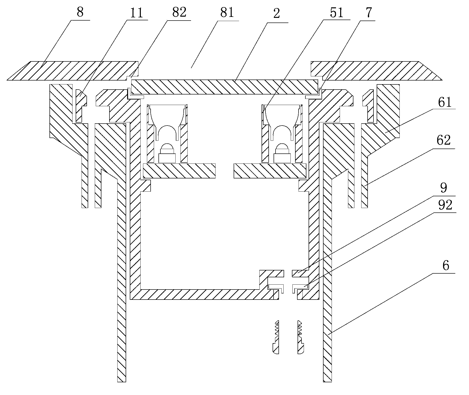 Novel LED buried lamp